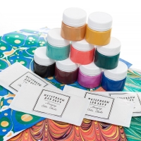 Набор &laquo;Эбру. Фантазия&raquo; палитра №2, 9 цв. 20 мл