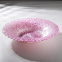 Блюдо сервировочное &laquo;Аметист&raquo;, d=40 см, цвет розовый