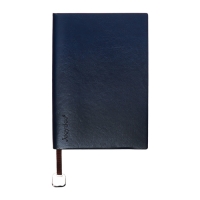 Органайзер на кольцах, B6, 116л, клетка, обл.кожзам, коричневый срез, Синий Органайзер на кольцах, B6, 116л, клетка, обл.кожзам, коричневый срез, Синий