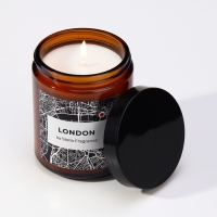 Свеча ароматическая в банке "LONDON", ветивер, пачули, 250 г Свеча ароматическая в банке "LONDON", ветивер, пачули, 250 г