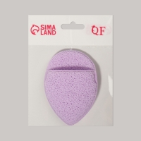 Спонж для умывания «Капелька», 9 × 6 см, с карманом, цвет МИКС Спонж для умывания «Капелька», 9 × 6 см, с карманом, цвет МИКС