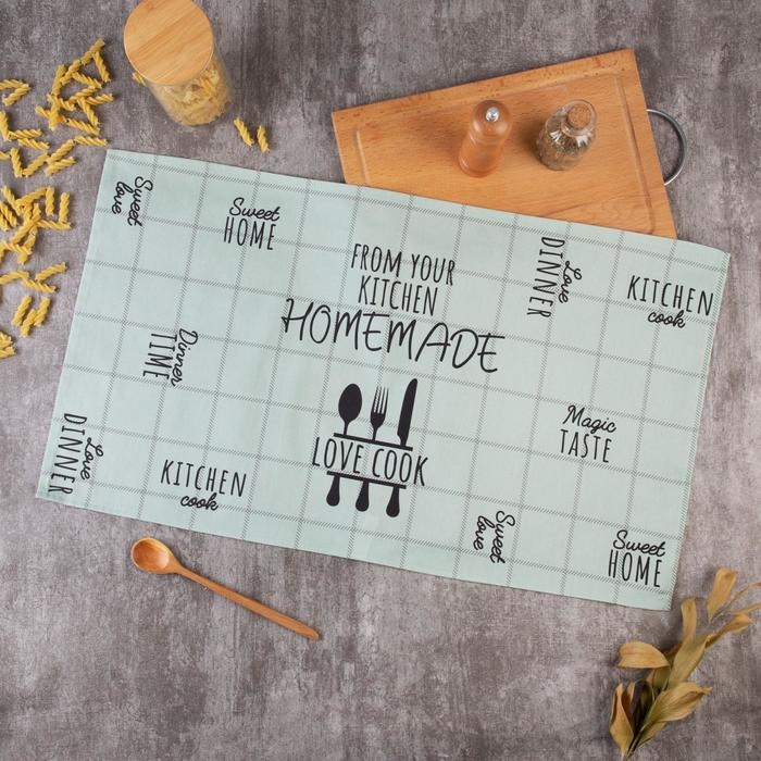 Полотенце "Этель" Kitchen 40х73 см, 100% хлопок, саржа 190 гр/м2