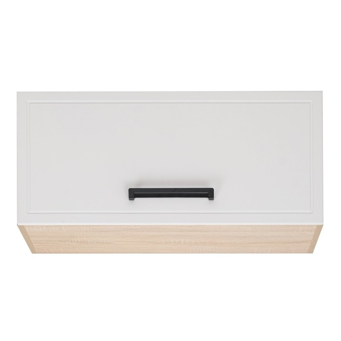 Шкаф навесной Квадро 800х310х360, Дуб сонома/Нубук Милк