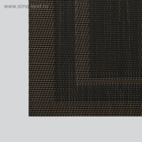 Салфетка сервировочная на стол Доляна &laquo;Окно&raquo;, 45&times;30 см, цвет коричневый