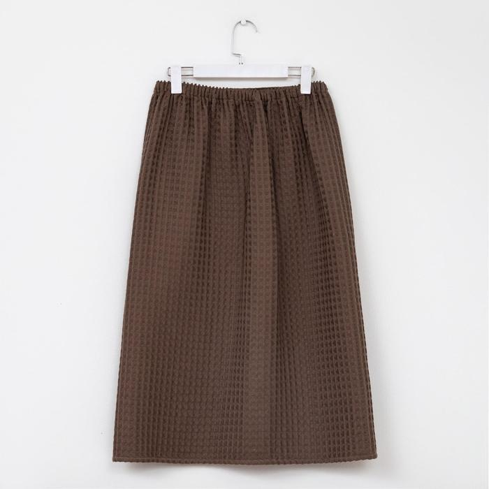 Парео вафельное банное Этель &laquo;Boho&raquo; 80*145 см. цв. мокко, 100% хл, 290 г/м2