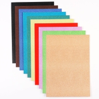 Картон цветной с блёстками, А4, 10 листов, 10 цветов, немелованный, односторонний, в пакете, 250 г/м&sup2;, Человек-паук