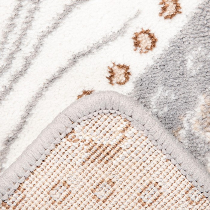 Ковер Соло прямоугольный 100х200 см, ПП 100%, джут