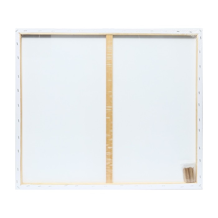 Холст на подрамнике 1,6х60х70 см, хлопок 100%, акриловый грунт, мелкозернистый, 280г/м&sup2;