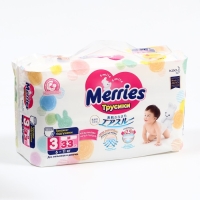 Трусики - подгузники Merries М - 6-11 кг, 33 шт