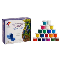 Краска акриловая, набор 20 цветов х 20 мл, "Луч", художественные Краска акриловая, набор 20 цветов х 20 мл, "Луч", художественные