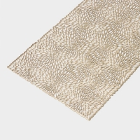 Дорожка на стол Доляна &laquo;Астры&raquo;, 90&times;35 см, цвет золото