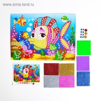 Мозаика стикерная &laquo;Рыбка красавица&raquo; блестки, стразы