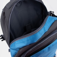 Рюкзак туристический на молнии, 22/27 л, 3 наружных кармана, с расширением, цвет голубой Рюкзак туристический на молнии, 22/27 л, 3 наружных кармана, с расширением, цвет голубой