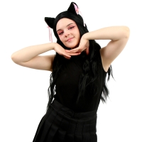 Карнавальный набор &laquo;Неко тян&raquo;, р. 44-46, цвет чёрный