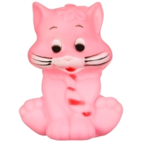 Резиновая игрушка для ванны &laquo;Котик&raquo;, с пищалкой, 1 шт, цвет МИКС, Крошка Я