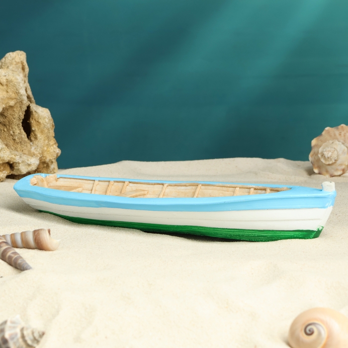 Корабль сувенирный "Лодка" 23см  МИКС