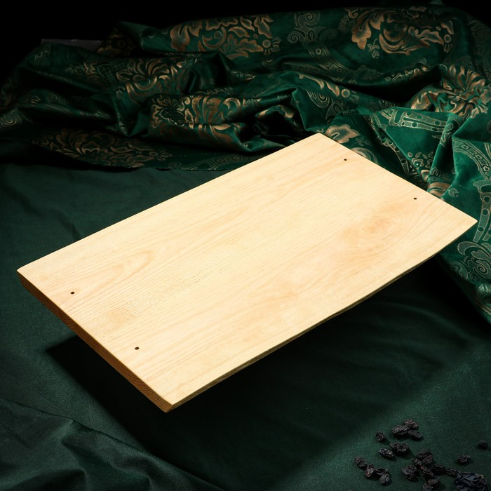 Столешница деревянная из слэба, 50х30 см, массив вяза