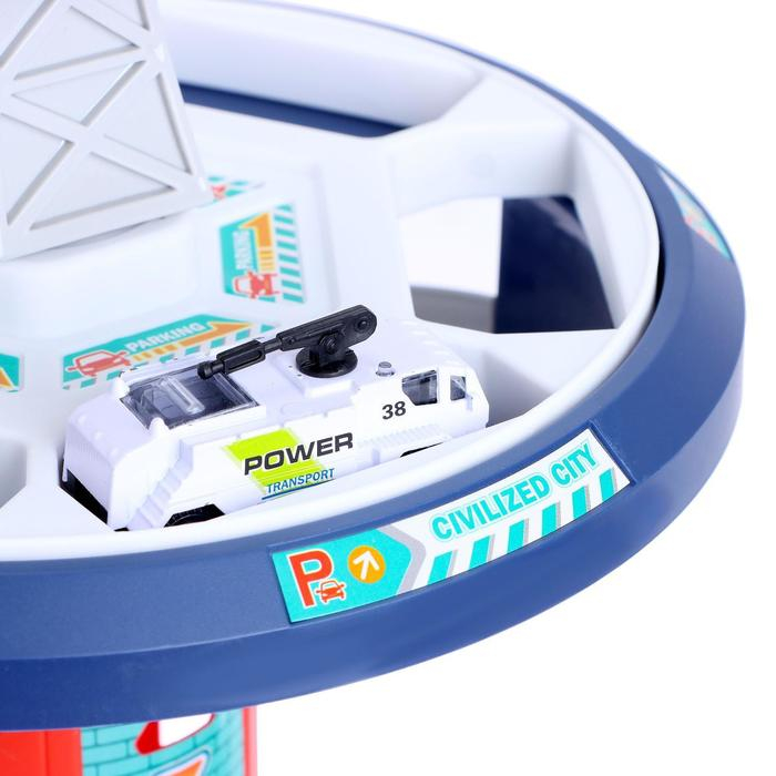 Парковка &laquo;Гонки по кругу&raquo;, 3 машинки в комплекте, свет и звук