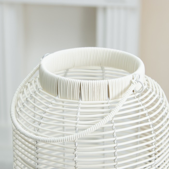 Настольная лампа "Нава" Е27 15Вт белый 25х25х60 см RISALUX