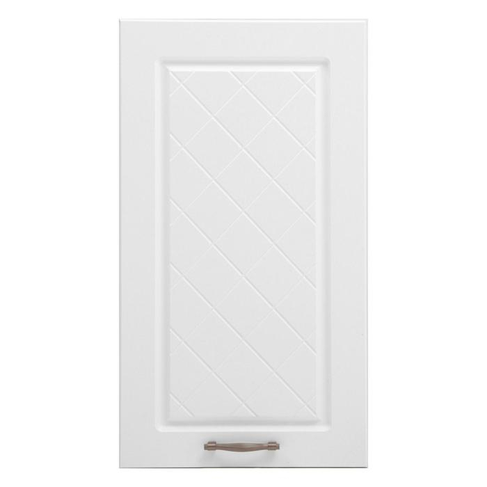 Шкаф навесной ШВ 400 Прованс, 400х300х720, МДФ, Белый/Белый