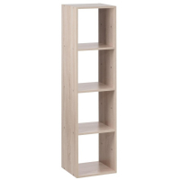 Стеллаж №4 DICE CUBE 4 секции, 360х320х1395, Дуб сонома