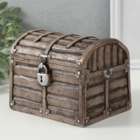 Копилка "СУНДУК " 11 х 14 х 10,5 см. Копилка "СУНДУК " 11 х 14 х 10,5 см.