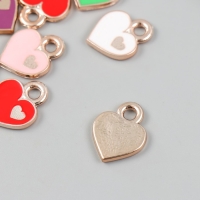 Декор для творчества пластик под металл "Сердце в сердце" МИКС набор 10 шт 0,2х1,5х1,9 см Декор для творчества пластик под металл "Сердце в сердце" МИКС набор 10 шт 0,2х1,5х1,9 см