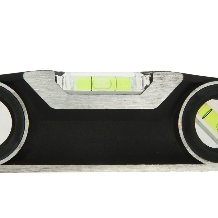 Уровень алюминиевый трапециевидный ТУНДРА ПРОФИ, фрезерованный, 3 глазка, 600 мм