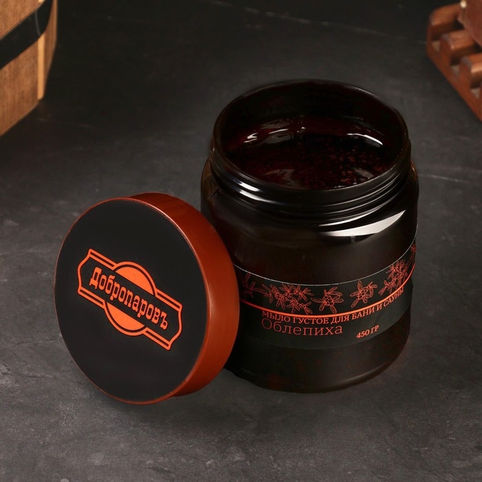 Мыло густое для волос и тела Мыло густое для волос и тела "Облепиха", банное, Добропаровъ 450 г
