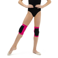 Наколенники для гимнастики и танцев Grace Dance, с уплотнителем, р. M, 11-14 лет, цвет фуксия/чёрный Наколенники для гимнастики и танцев Grace Dance, с уплотнителем, р. M, 11-14 лет, цвет фуксия/чёрный