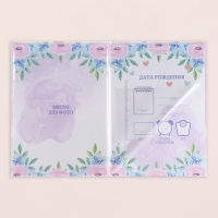 Папка под свидетельство о рождении "Малыш" радуга, А5