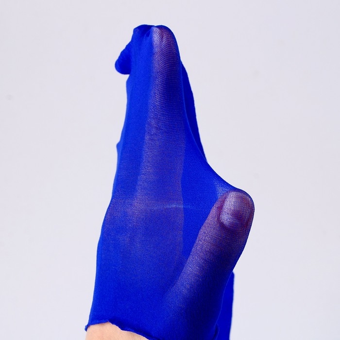 Капрон для кукол и цветов, набор 4 шт., размер 1 шт. &mdash; 45 &times; 6 см, цвет синий