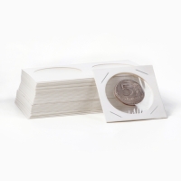 Набор холдеров для монет под скрепку, d - 4 см, 50 шт Набор холдеров для монет под скрепку, d - 4 см, 50 шт