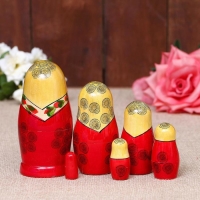 Матрёшка "Семёновская", 6 кукольная, высшая категория Матрёшка "Семёновская", 6 кукольная, высшая категория