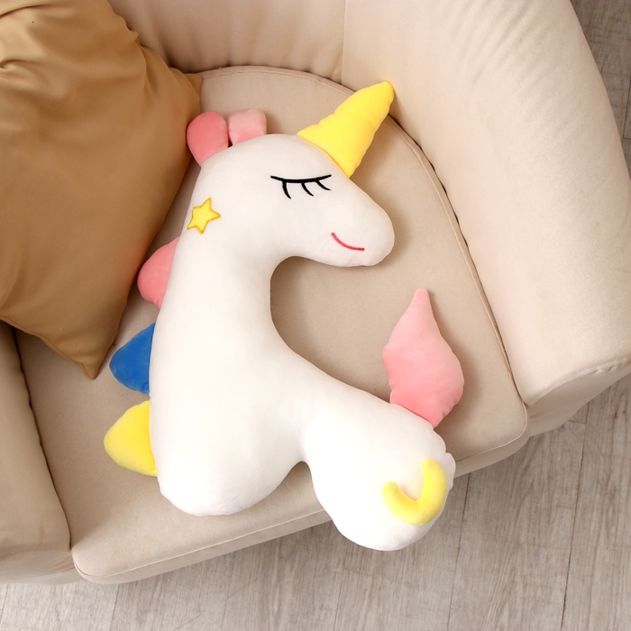 Мягкая игрушка «Единорог», 45 см, цвет белый Мягкая игрушка «Единорог», 45 см, цвет белый