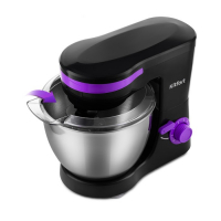 Миксер Kitfort КТ-3044-1, планетарный, 1000 Вт, 4 л, 6 скоростей, черно-фиолетовый Миксер Kitfort КТ-3044-1, планетарный, 1000 Вт, 4 л, 6 скоростей, черно-фиолетовый