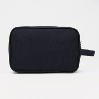 Косметичка на молнии, наружный карман, цвет чёрный Косметичка на молнии, наружный карман, цвет чёрный
