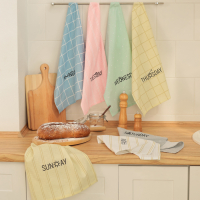 Набор кухонных полотенец Доляна Week 35х60см-7шт, 100% хлопок Набор кухонных полотенец Доляна Week 35х60см-7шт, 100% хлопок