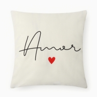 Чехол на подушку Этель Amor 45*45 см, 100% полиэстер Чехол на подушку Этель Amor 45*45 см, 100% полиэстер