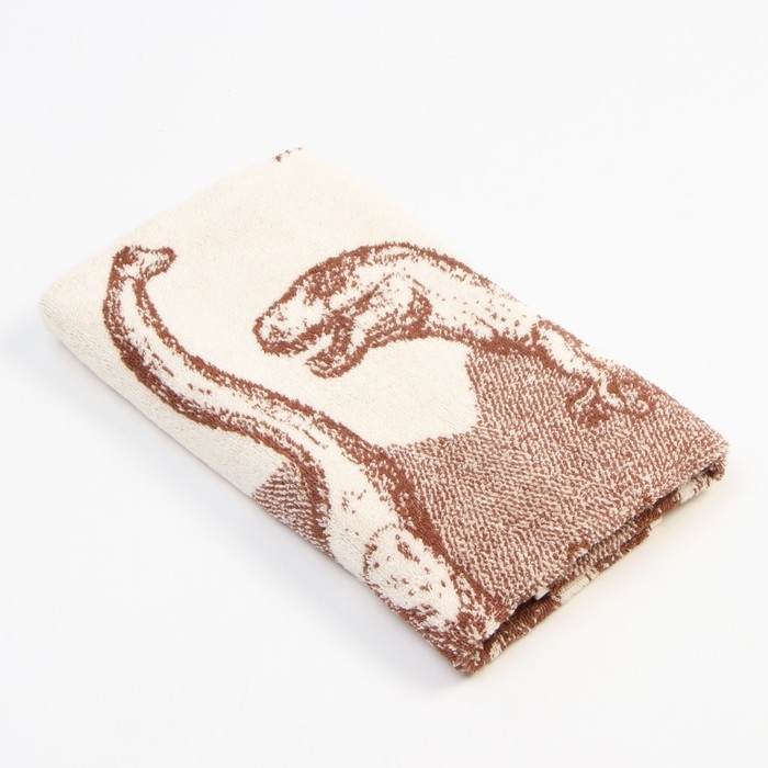 Полотенце махровое Этель &laquo;Мезозойская эра&raquo;, 50х90 см, 100% хлопок, 420 г/м2