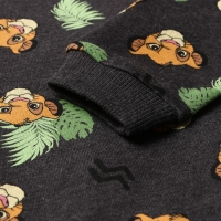 Свитшот детский, цвет тёмно-серый, рост 68 см