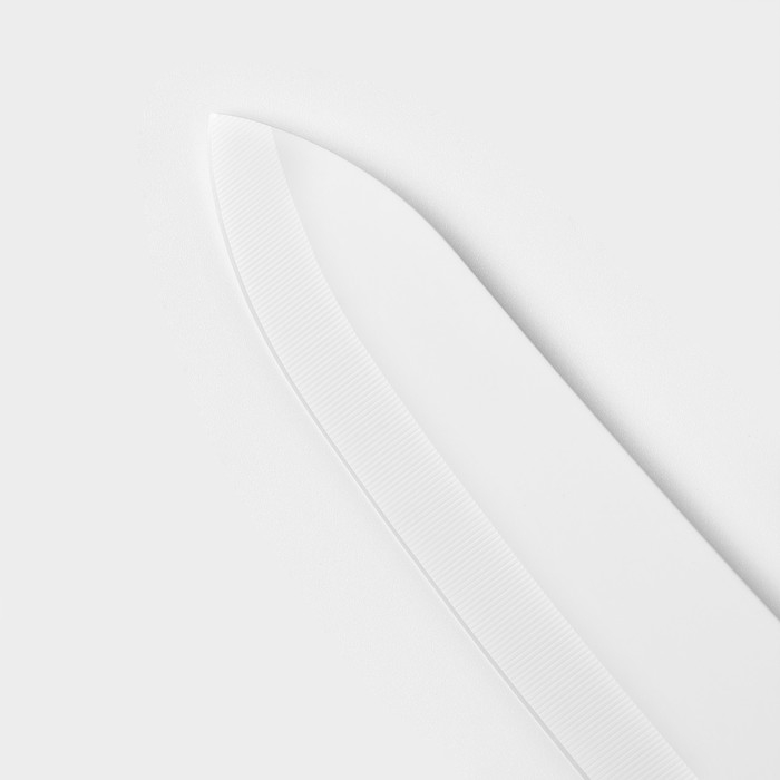 Нож керамический Доляна &laquo;Симпл&raquo;, лезвие 15 см, ручка soft touch, цвет красный