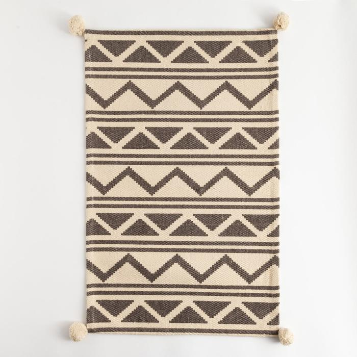 Ковер Этнос (вид1) 50х80 &plusmn; 3 см, 800 гр/м2, 100% хлопок