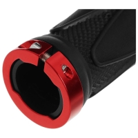 Грипсы STG HL-G202, 130 мм, цвет чёрный/красный Грипсы STG HL-G202, 130 мм, цвет чёрный/красный