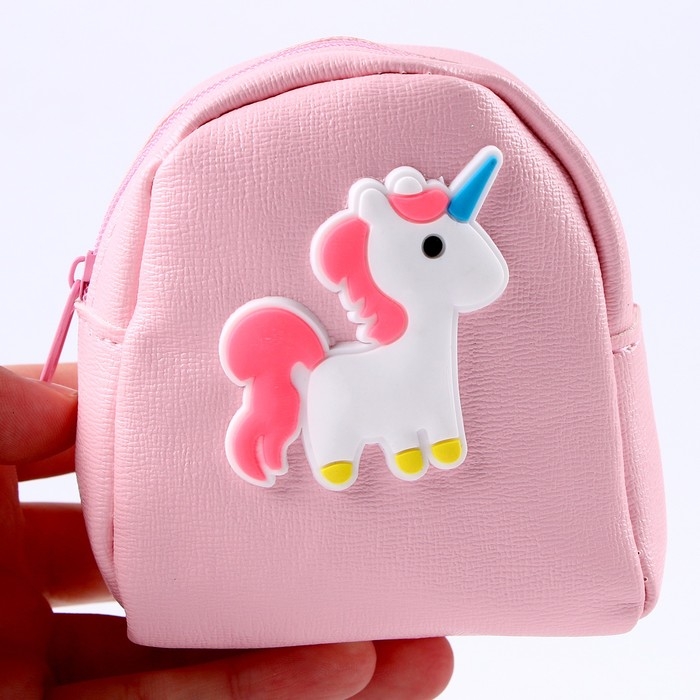 Сумка для куклы «Единорог», цвет розовый Сумка для куклы «Единорог», цвет розовый
