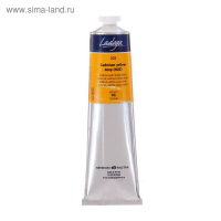 Краска масляная в тубе 120 мл, ЗХК "Ладога", кадмий жёлтый тёмный (А), 1205202
