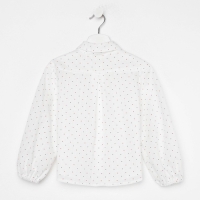 Рубашка детская MINAKU: Cotton collection цвет белый, рост 104 Рубашка детская MINAKU: Cotton collection цвет белый, рост 104