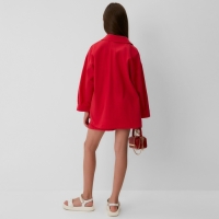 Костюм для девочки (рубашка и шорты) MINAKU, цвет красный, рост 146-152 см Костюм для девочки (рубашка и шорты) MINAKU, цвет красный, рост 146-152 см