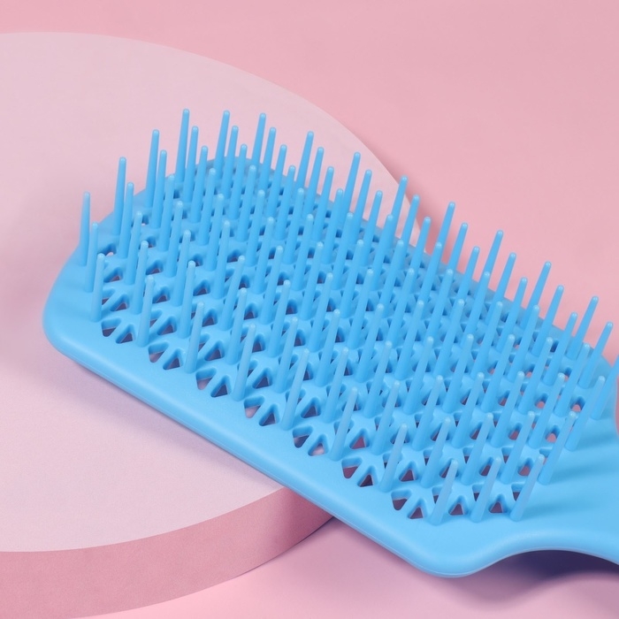 Расчёска массажная, вентилируемая, 7 &times; 22 см, цвет МИКС