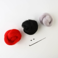 Валяние из шерсти на новый год. Игрушка своими руками «Снегирь», новогодний набор для творчества Валяние из шерсти на новый год. Игрушка своими руками «Снегирь», новогодний набор для творчества